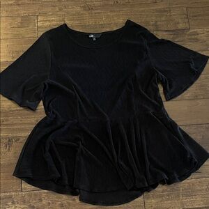 LulaRoe Elegant Emma 3XL Black top